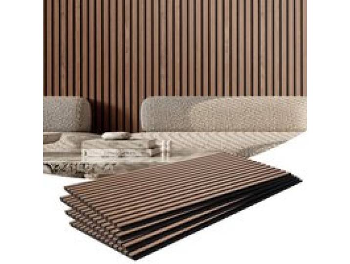 VEVOR Akustikpaneele, 1200x600x21mm, Akustik Wandpaneele, MDF-Akzent-Holzwandpaneele für moderne Innenwanddekoration, Akustikpaneel Kunstholz-Wandplatten zur Geräuschreduzierung, 4er-Set
