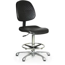 Arbeitsstuhl PUR Classic hoch, Metallkreuz