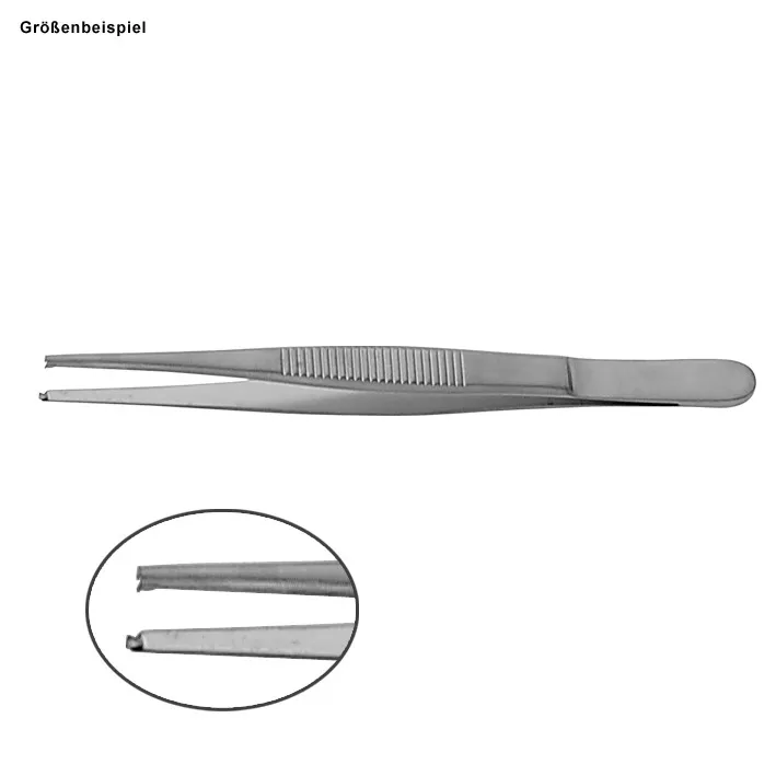Zepf medical instruments GmbH Chirurgische Pinzette fein 1 x 2 Zähne, 18,0 cm 10-1300-18
