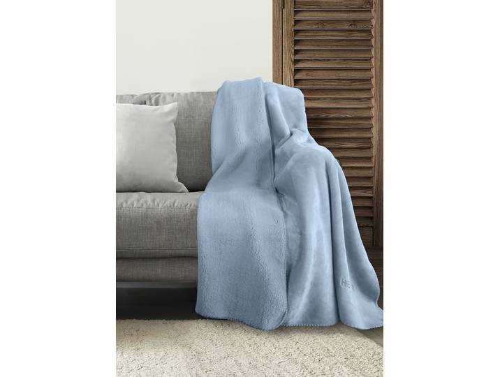 Couverture de jour Hechter Paris 150 x 1 x 200cm Bleu/Bleu clair Polyester/Polaire
