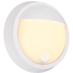 Briloner, Gartenbeleuchtung, Akku LED Aussenwandleuchte, weiss, LED/4W (700 lm, IP44)