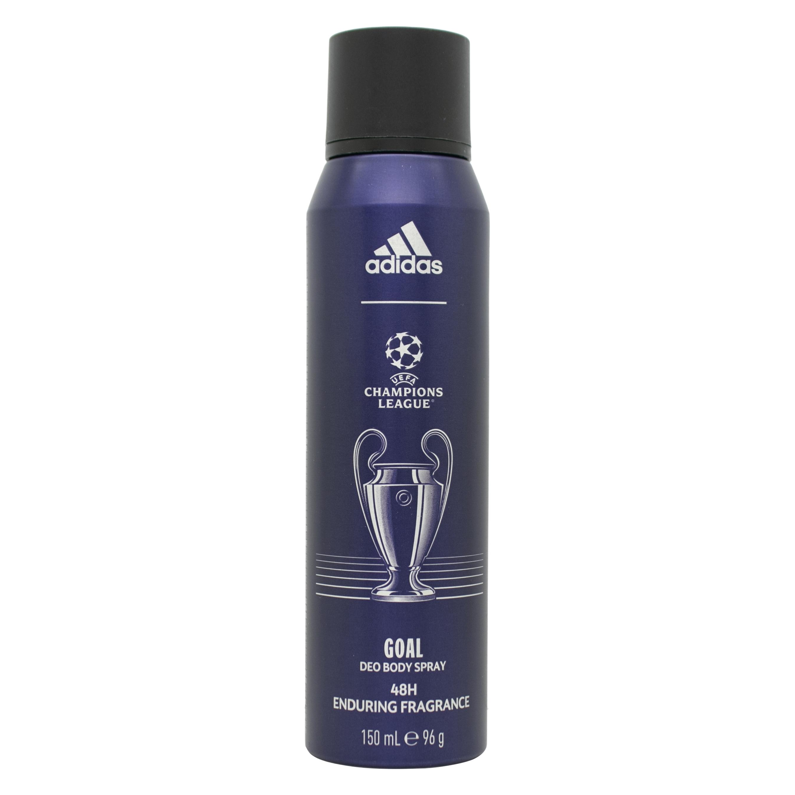 Adidas Goal Enduring Fragrance Champions League Deodorant 150 Ml (Spray, 150 ml) (52729929)