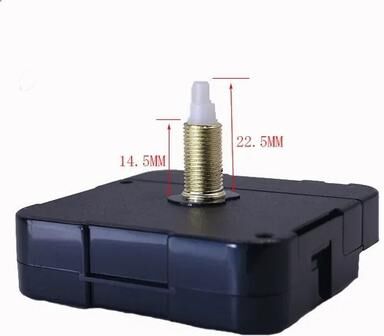 Uplifted Finds Silent DIY Quartz Clock Mechanism   31mm Long Shaft Wall Clock Movement Kit 22.5mm