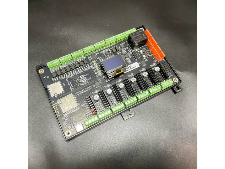Contrôleur CNC PiBot FluidNC ESP32 GRBL V4.96 Pro (comprend OLED, antenne, fils et capuchons de raccordement XH2.54)