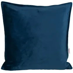 KISSENHÜLLE Samt&Sonders admiral-blau 40/40 cm