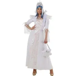 buttinette Kleid "Frostkönigin", weiß