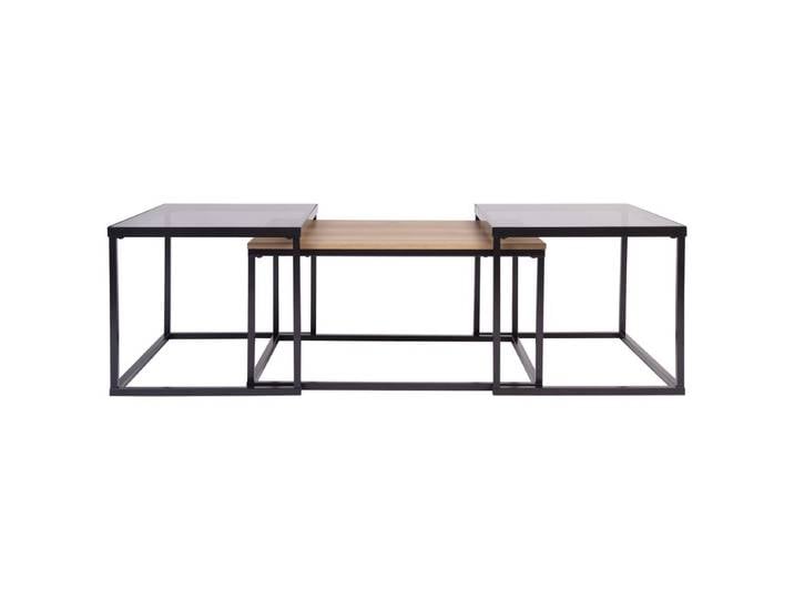 Table basse set de 3 MAXIME Noir