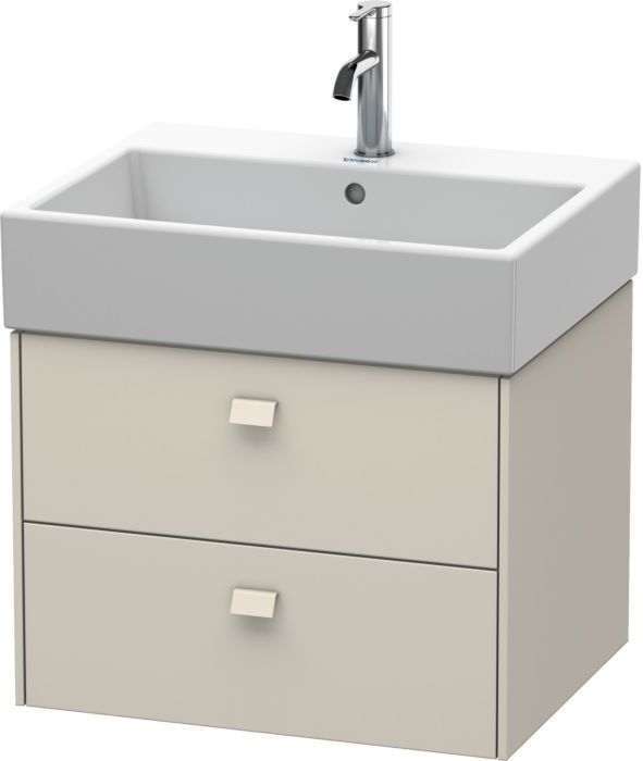 Duravit Brioso Waschtischunterbau BR415309191 584x459mm, Taupe, 2 Auszüge