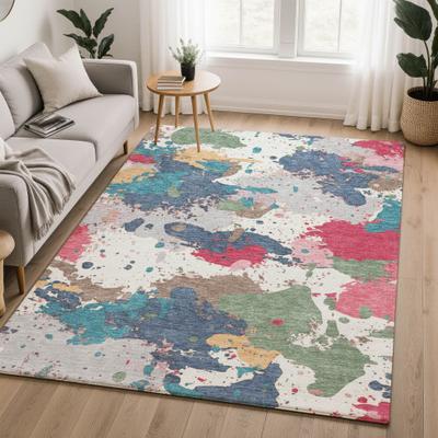 Addison Rugs Premium Washable Super Soft Abstract Splatter Mayfield Rug