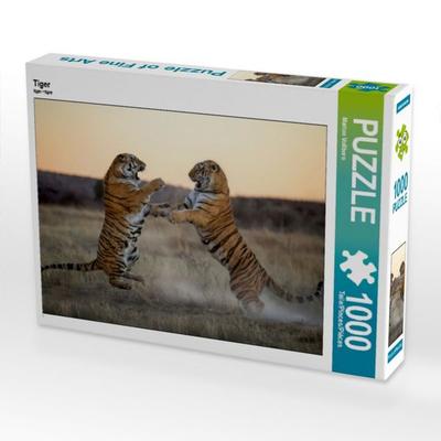 CALVENDO Puzzle Tiger | 1000 Teile Lege-Größe 64x48cm Foto-Puzzle für glückliche Stunden