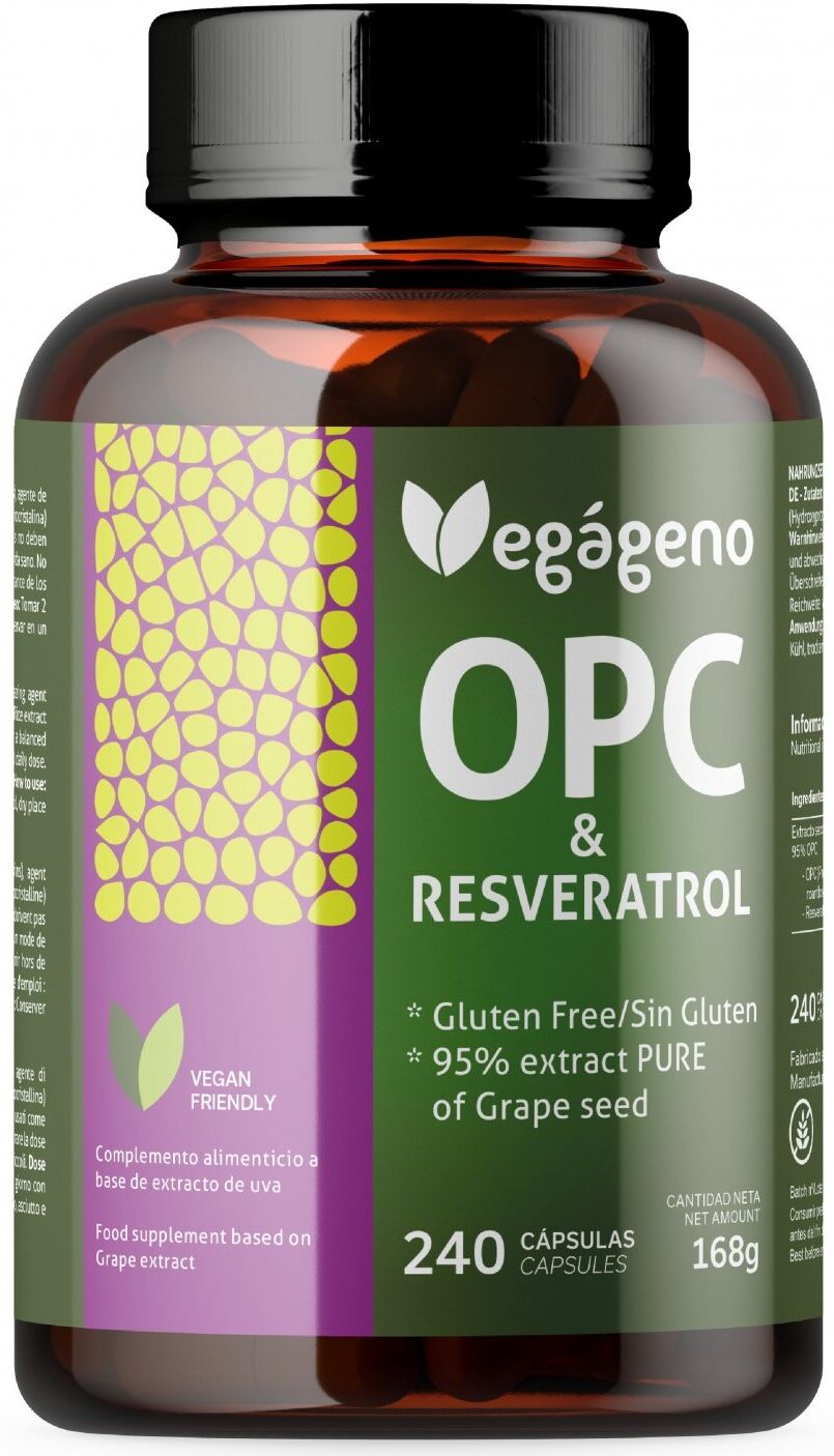 Vegágeno Opc Traubenkern-Resveratrol 240 Kapseln