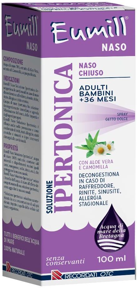 RECORDATI SpA Recordati - Eumill Naso Spray Soluzione Ipertonica 100ml