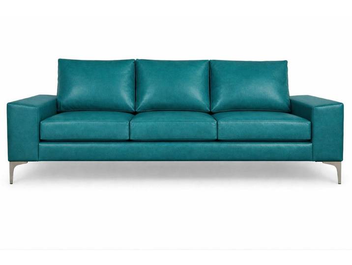 Xlmoebel 3-Sitzer Leder 3-Sitzer Luxuriöses Sofa Modernes Wohnzimmer Sofa Sofort, 3-Sitzer 1 Teile, Hergestellt in Europa