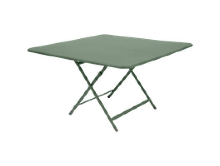 Table Carrée Pliante 128 x 128 cm Caractère en Acier