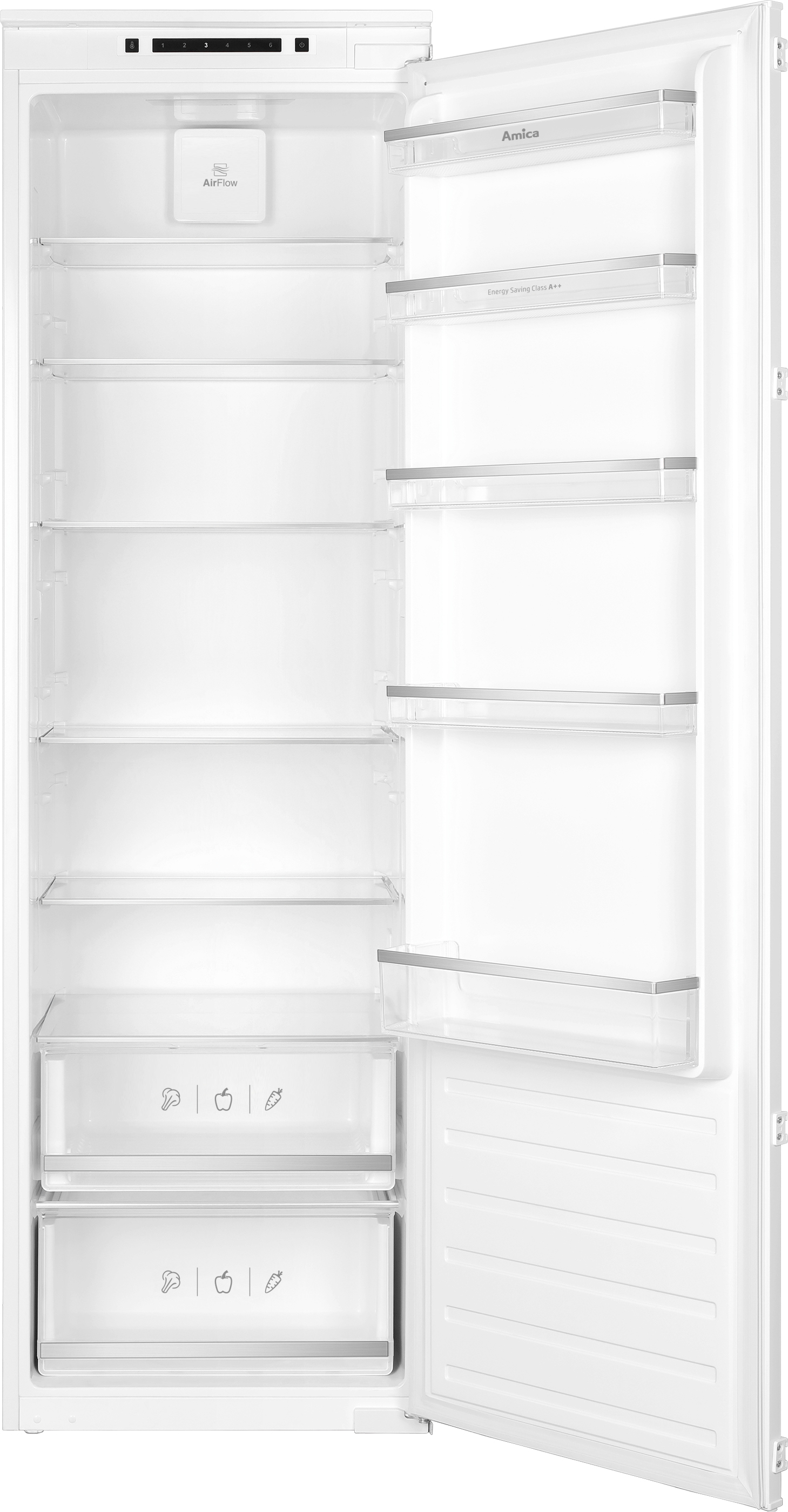 Amica EVKSS 357 200, 316 l, ST, 39 dB, E, Weiß