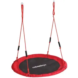 Relaxdays Nestschaukel Kinder Schaumstoffgriffe Weiß,Rot,Schwarz