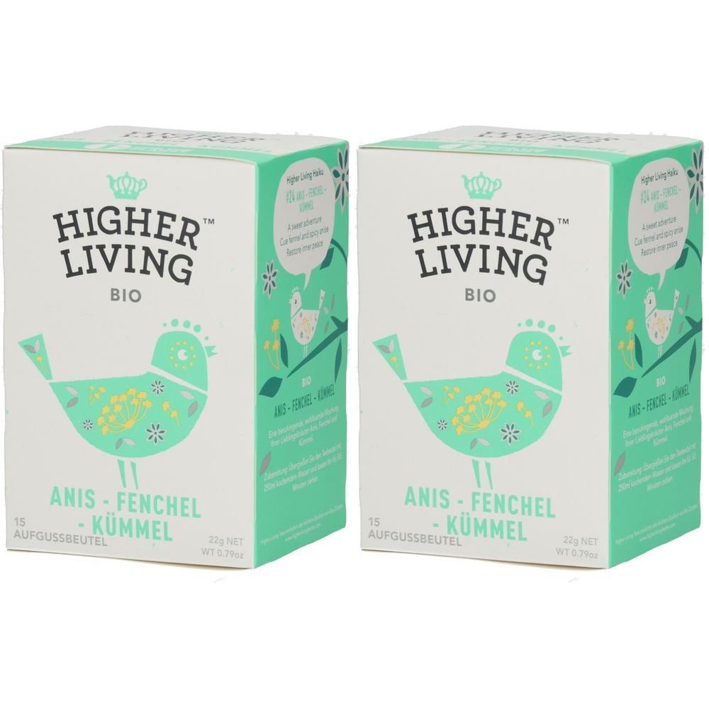 Higher Living - Anis-Fenchel-Kümmel 2x 2x22 g