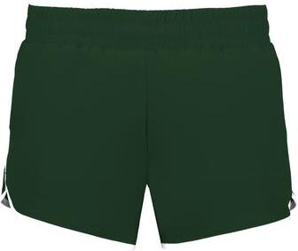 Holloway 223328 Women's DOUBLE COURT SHORTS in D.green size Medium   Polyester/Spandex Blend