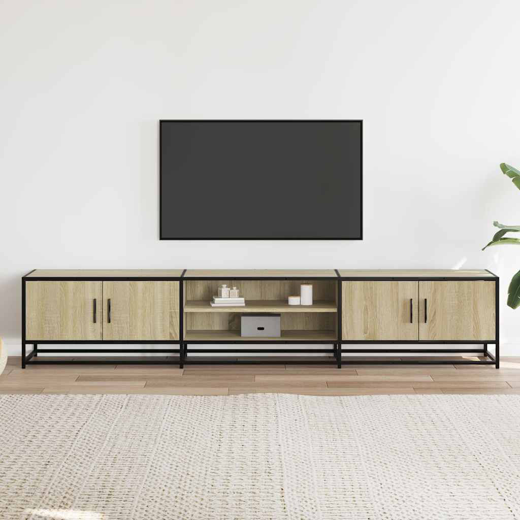 Borough Wharf Amahni TV stand made of wood, 35 x 41cm Sonoma Oak 210cm