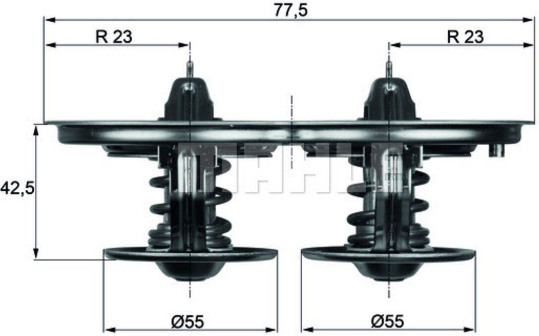 Thermostat d'eau MAHLE TX 32/1D
