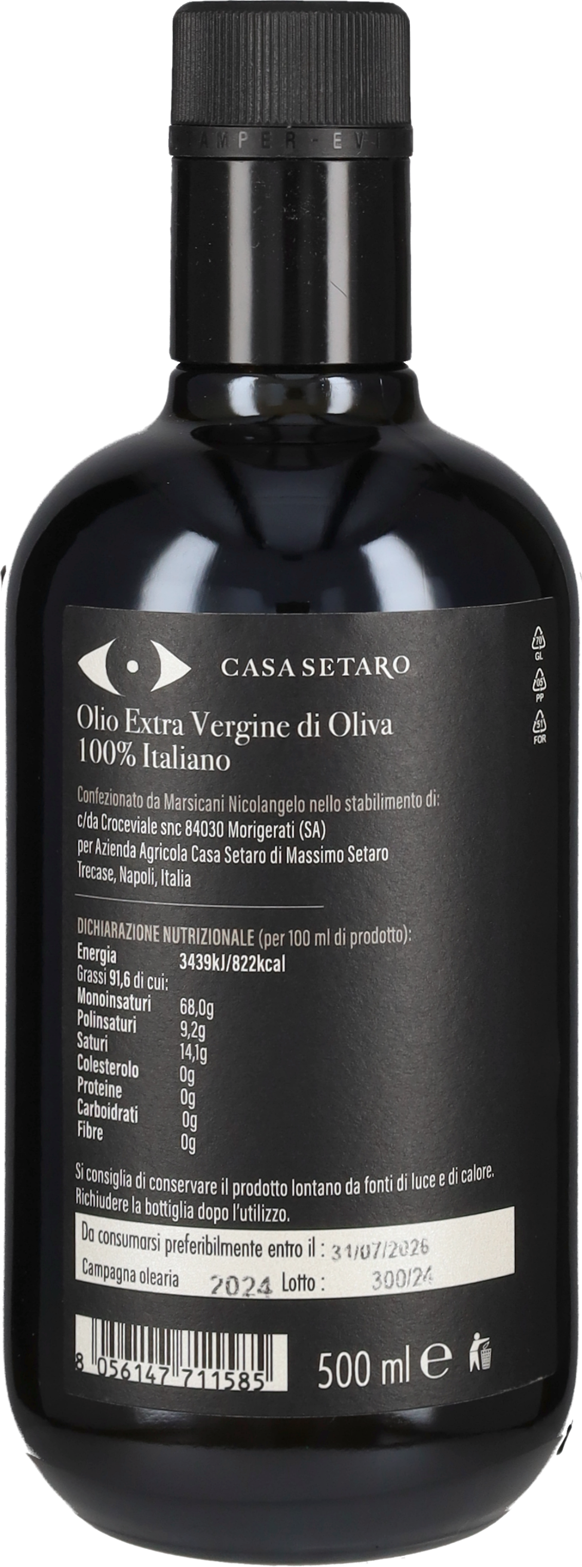 EVO Öl Casa Setaro 2025 - 50cl