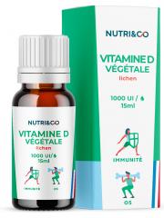 Nutri&Co Vitamine D Végétale Immunité 15 ml - Flacon compte goutte 15 ml