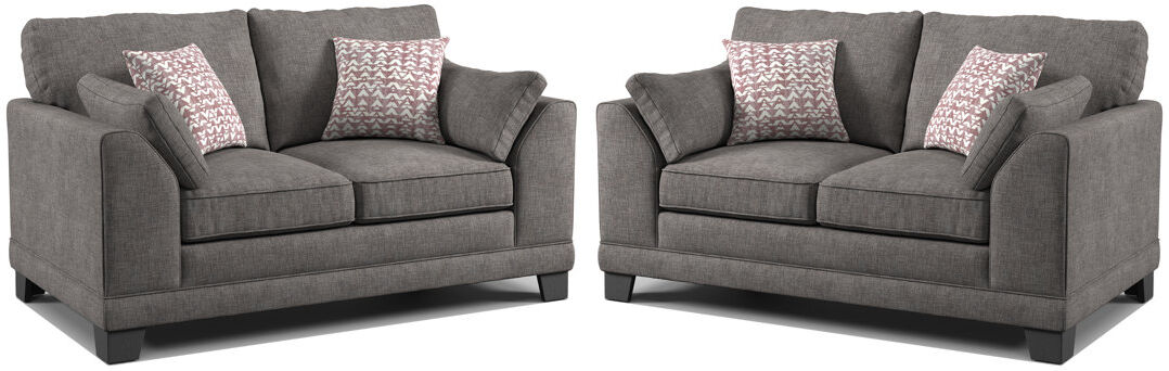 17 Stories 2 Piece Standard Living Room Set Charcoal 2