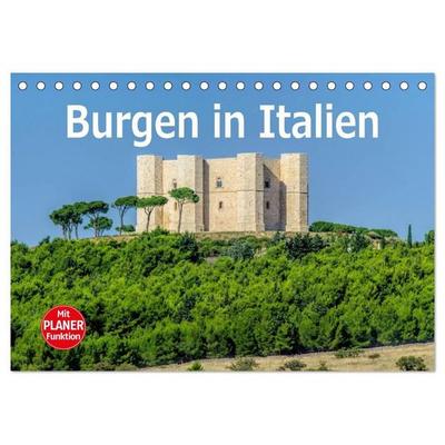 Burgen in Italien (Tischkalender 2027 DIN A5 quer), CALVENDO Monatskalender