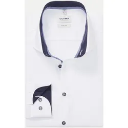Slim-Fit Hemd Weiß 43