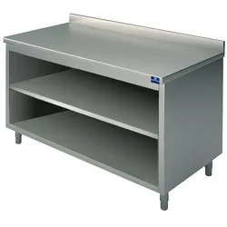 Virtus Neutraler Arbeitsschrank, offen, mit Aufkantung, 1300x800 mm (STFA813)