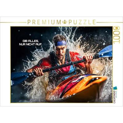CALVENDO Puzzle Ein Motiv aus dem Kalender Kajak und Motivation | 1000 Teile Lege-Größe 64x48cm Foto-Puzzle für glückliche Stunden