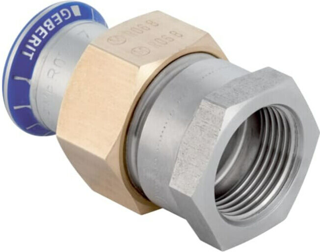 Geberit raccord de transition Mapress d 15xRp 1/2, inox, femelle filetée (85300)