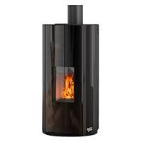 Godin Estray, Freistehend, Schwarz, Weiß, Stahl, Pellet, 91,8%, 9000 W