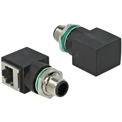 Delock Netzwerkadapter (RJ45, RJ45 (1x)), Netzwerk Adapter, Schwarz