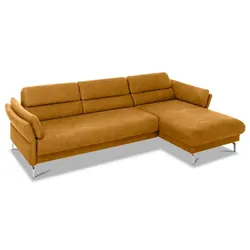 Segmüller Werkstätten Ecksofa Mara01 Mikrofaser Orange Ocker
