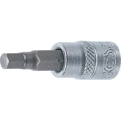 BGS Bit-Einsatz | Antrieb Innenvierkant 6,3 mm (1/4"") | Innensechskant 3/16""