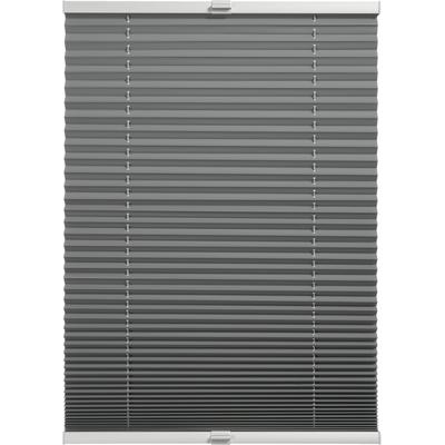 Plissee "Thermo Plissee Ella", grau, B:80cm H:220cm, Obermaterial: 100% Polyester, SCHÖNER WOHNEN-KOLLEKTION, Plissees, verschraubt, energiesparend, Thermo Rückseite