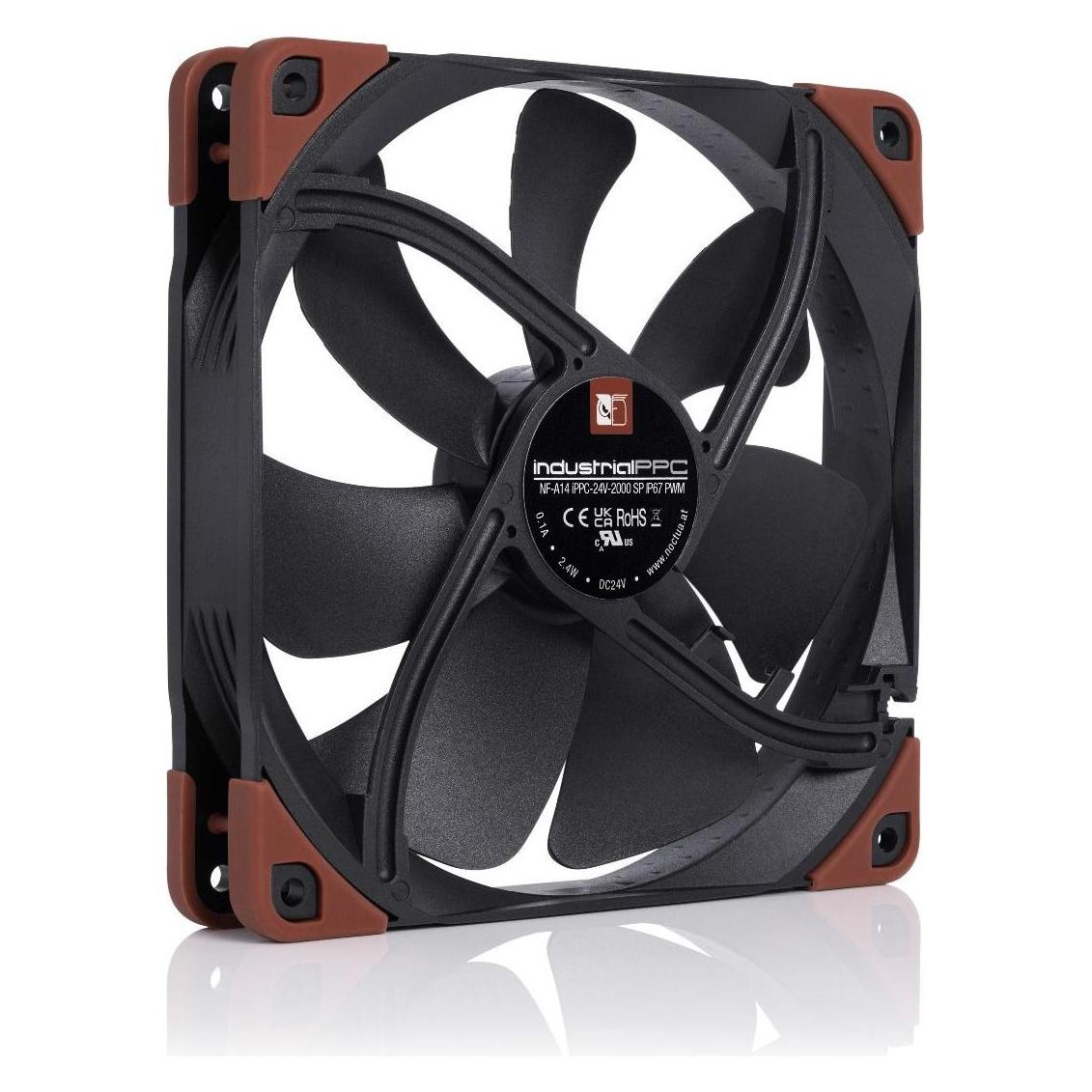 Noctua NF-A14 indu.2000 IP67 140x140x25 NF-A14 industrialPPC-24V-2000 SP IP67PWM (140 mm, 1x) (NF-A14 industrialPPC-24V-2000)