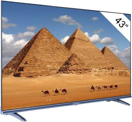 TORNADO Frameless 43 Inch 2K - Google Smart TV, 109,2 cm (43"), 1920 x 1080 Pixel, DLED, Smart-TV, WLAN, Schwarz