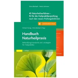 Set Naturheilverfahren für die Heilpraktikerprüfung, Fachbücher von Michael Herzog, Elvira Bierbach