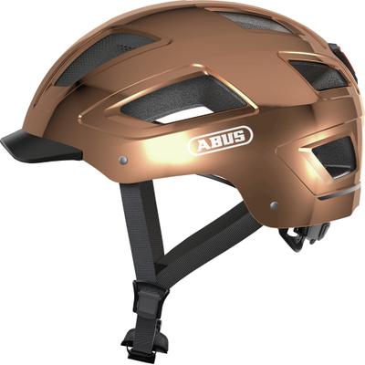 Fahrradhelm ABUS "HYBAN 2.0" Gr. M, braun (chrome rosé), Helme, M Kopfumfang: 52cm - 58cm