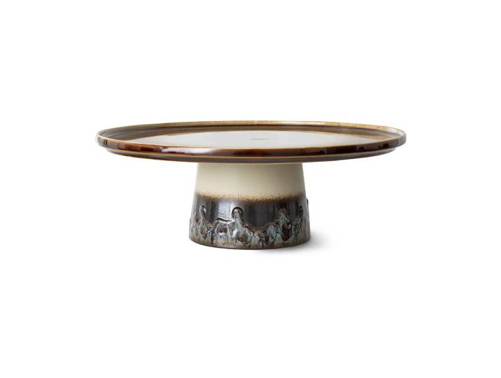 HKliving Plat à gâteau 70 s M Orbit'