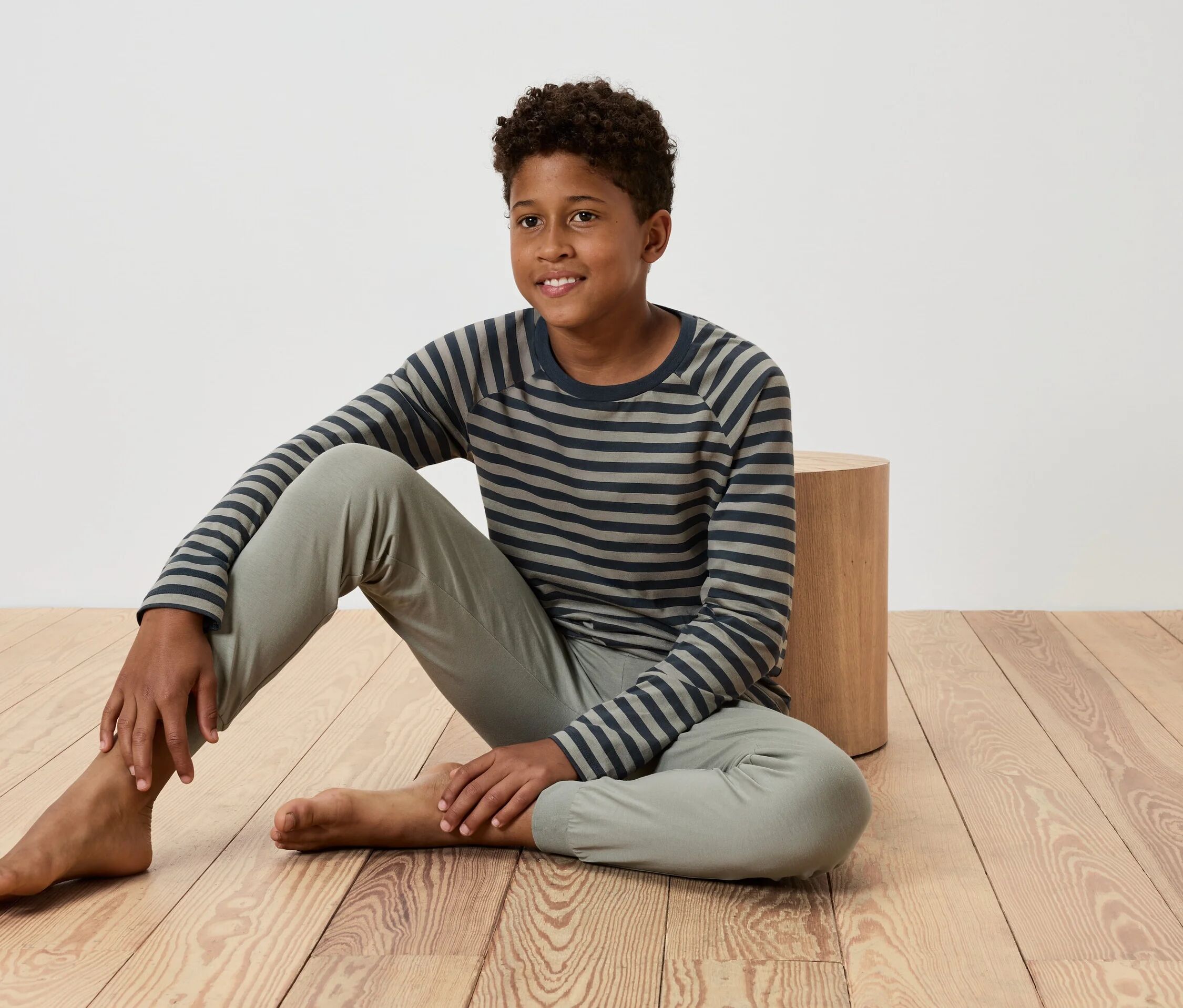 Tchibo - 2 Kinder-Pyjamas - Herren - Gr. 158/164 - dunkelblau/gestreift
