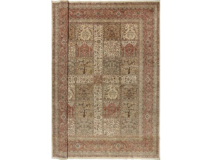 Indo Ghom Haj Jalili Teppich 368x462 Handgeknüpft Orientteppich Wolle