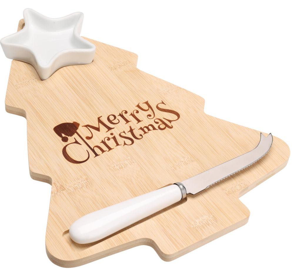 EH Excellent Houseware FIABEL kaasplankje kerstboom 3-delig