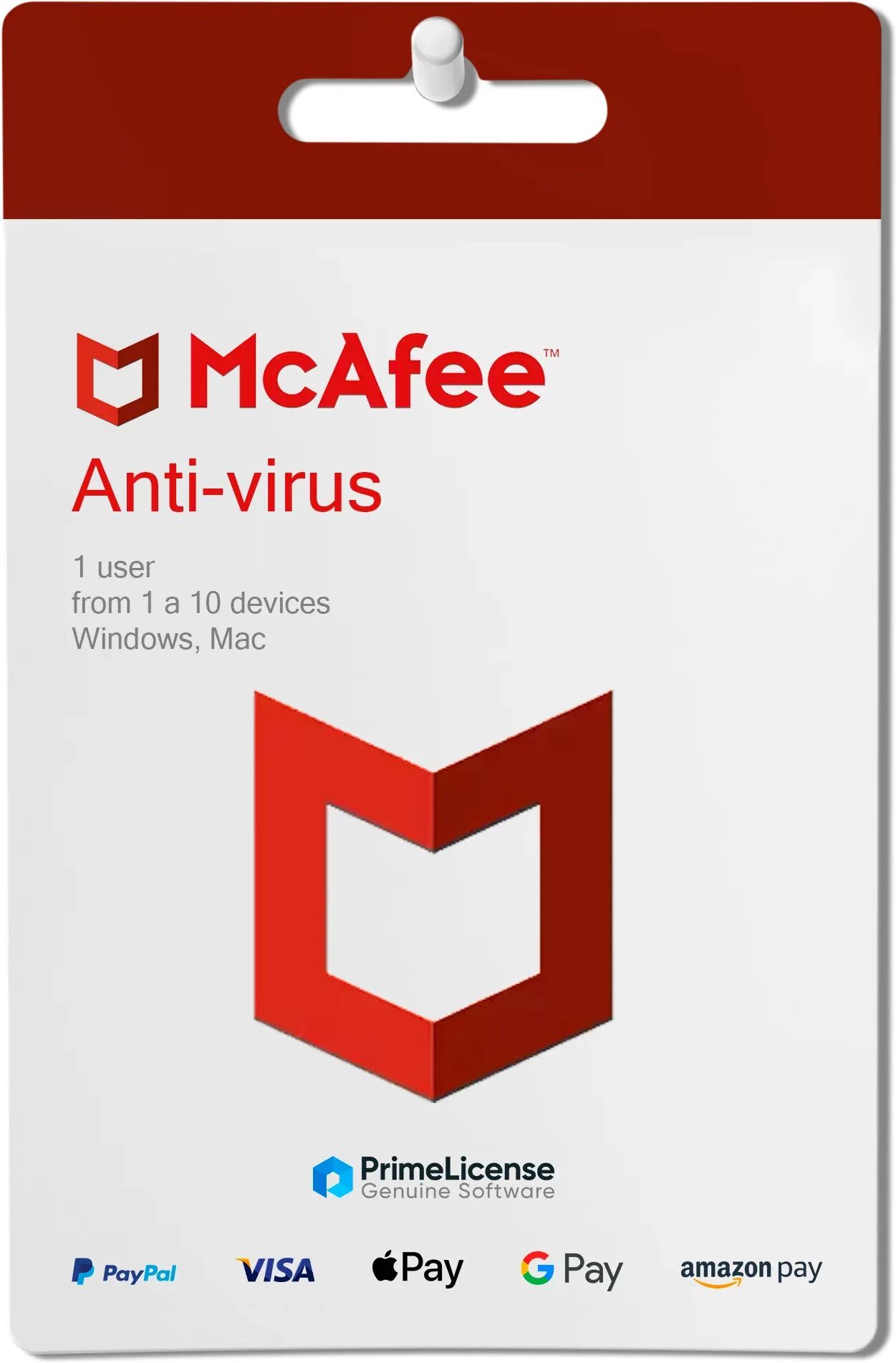 Mcafee Antivirus - 1 Year