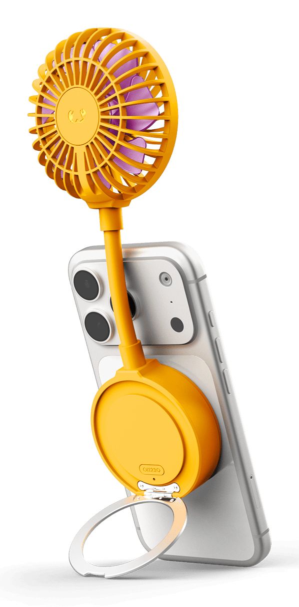Fresh n Rebel Magnetic Fan Handventilator (Orange) 233164