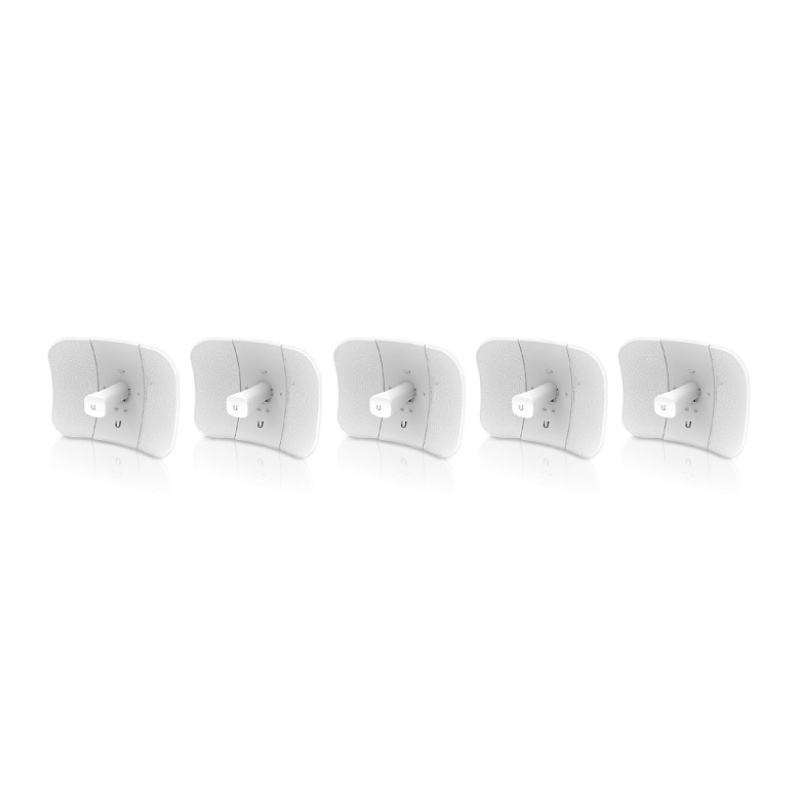 Ubiquiti LiteBeam AC, 5-pack, Netzwerkbrücke, 450 Mbit/s, Ethernet/LAN, Weiß