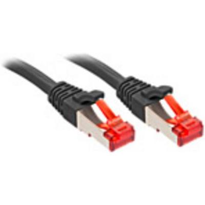 LINDY 47777 RJ45 Patchkabel CAT 6 S/FTP 1.00 m Schwarz 1 St.