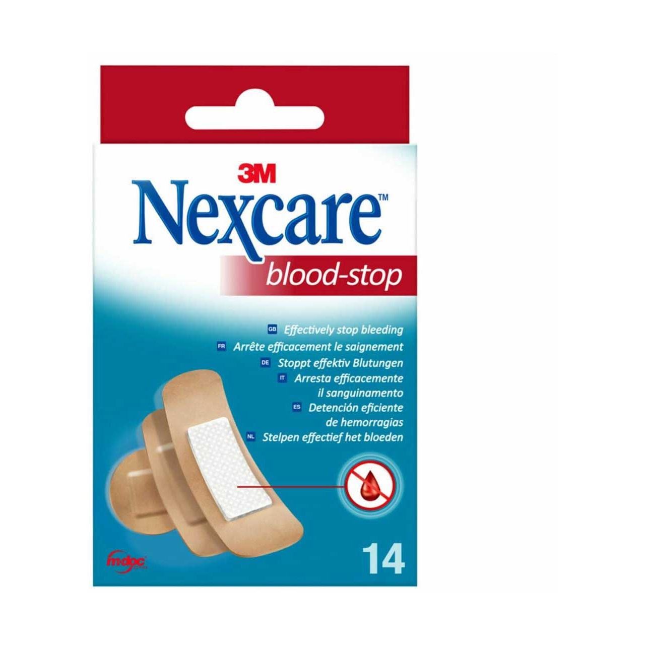 3M Nexcare Blood-Stop Pflaster, 14 Streifen sortiert